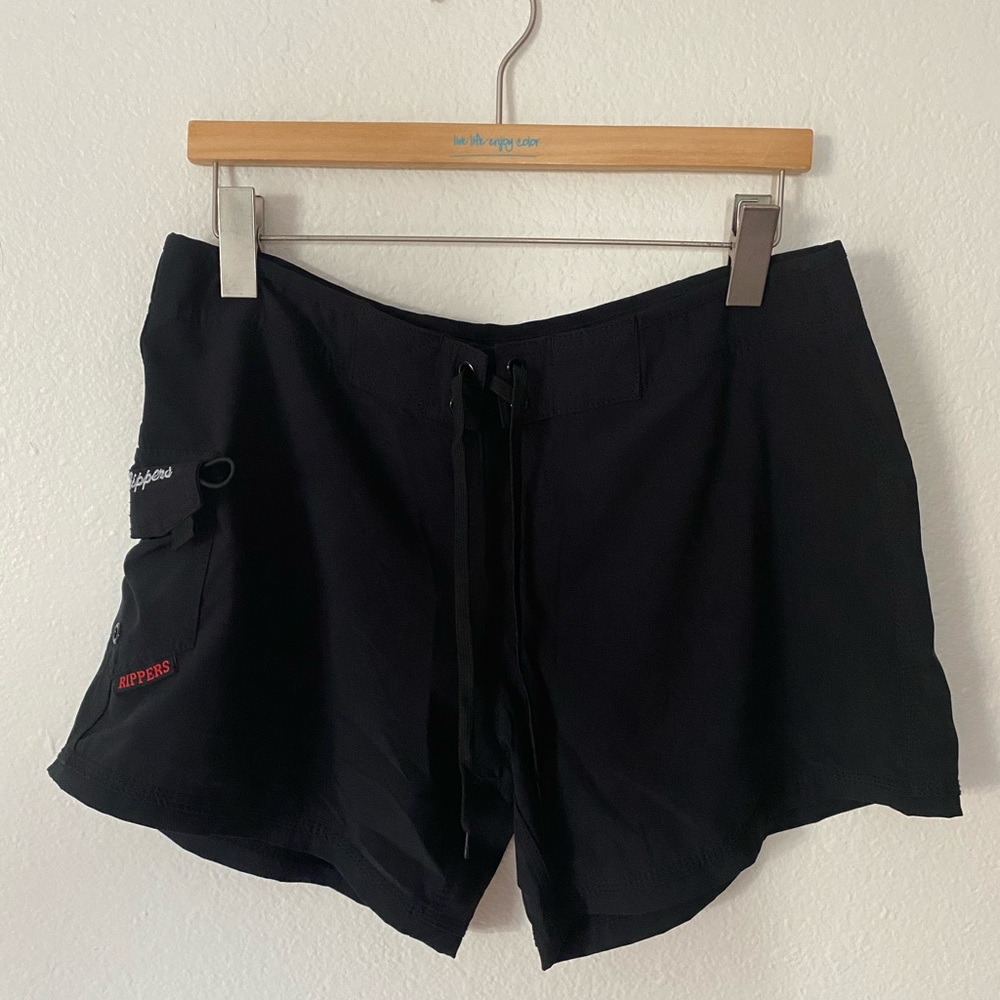 Maui ripper women board shorts black size 10